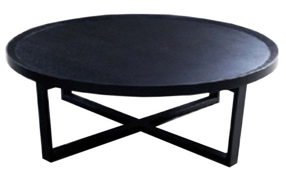 Tavolino da salotto moderno contemporaneo nero 1000*600*450mm di stile