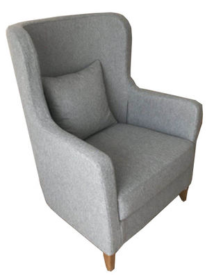 Mobilia di lusso Gray Upholstered Armchair Stylish su ordine della luce ISO9001