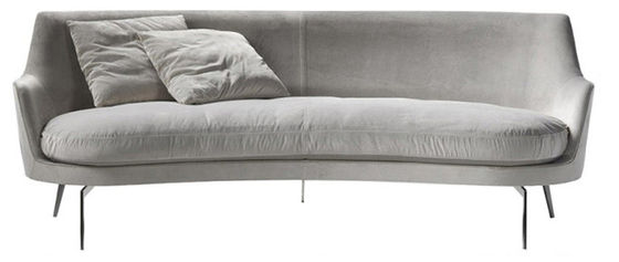 La personalizzazione 2 Seater si corica l'iso 14001 di Sofa Oval Shaped Sectional Sofas