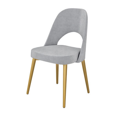 La sala da pranzo del tessuto del ODM presiede Grey Upholstered Dining Chair ergonomico