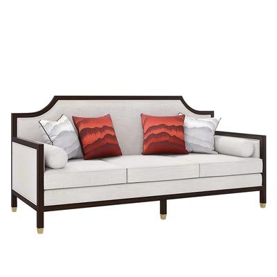 Sofa New Chinese Style Furniture ricoperto su ordinazione ergonomico 225*84*95cm