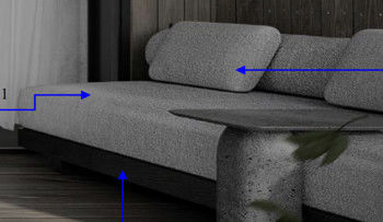 Stile moderno cinque stelle Sofa Chair di stile moderno