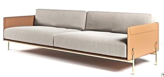 Mobilie impermeabili doppio Sofa Modern Settee Sofa dell'ingresso dell'hotel 1800*900*790mm