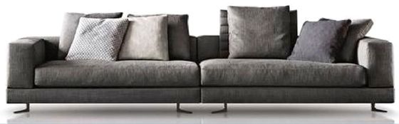 Durevolezza e longevità lunghe della mobilia di Grey Sectional Sofa Hotel Lobby