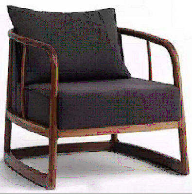 Poltrone classiche moderne su misura del tessuto per l'anti graffio del salone 60*63*75cm