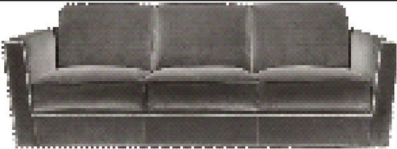 Sofà di iso 18001 e mobilia di qualità superiore 180*80*82cm dell'ingresso dell'hotel di Loveseats