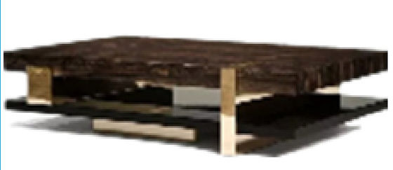 Tavolino da salotto moderno cinque stelle di stile di stile moderno