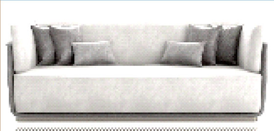 Strato comodo profondo Sofa Skin Friendly dell'ingresso dell'hotel della tappezzeria dello strato della tappezzeria