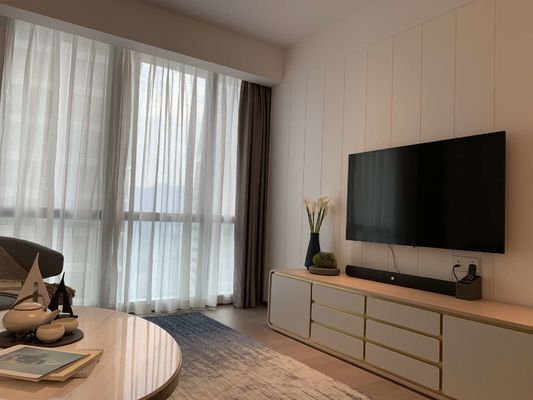 La mobilia di legno solida di ASCOTT ha messo gli insiemi di salone per il ODM degli appartamenti
