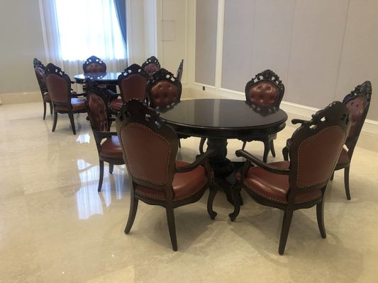 il tavolo da pranzo su ordinazione cinque stelle dell'hotel internazionale dell'hotel ha messo Sofa Set su misura impermeabile Wearproof