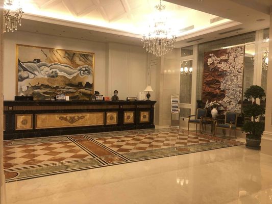 il tavolo da pranzo su ordinazione cinque stelle dell'hotel internazionale dell'hotel ha messo Sofa Set su misura impermeabile Wearproof