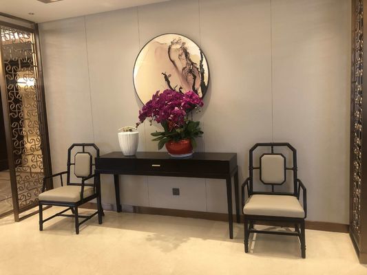 il tavolo da pranzo su ordinazione cinque stelle dell'hotel internazionale dell'hotel ha messo Sofa Set su misura impermeabile Wearproof
