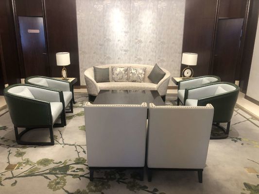 il tavolo da pranzo su ordinazione cinque stelle dell'hotel internazionale dell'hotel ha messo Sofa Set su misura impermeabile Wearproof