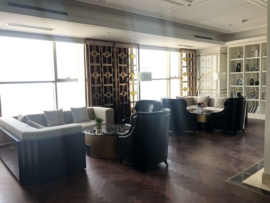 il tavolo da pranzo su ordinazione cinque stelle dell'hotel internazionale dell'hotel ha messo Sofa Set su misura impermeabile Wearproof