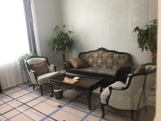 il tavolo da pranzo su ordinazione cinque stelle dell'hotel internazionale dell'hotel ha messo Sofa Set su misura impermeabile Wearproof