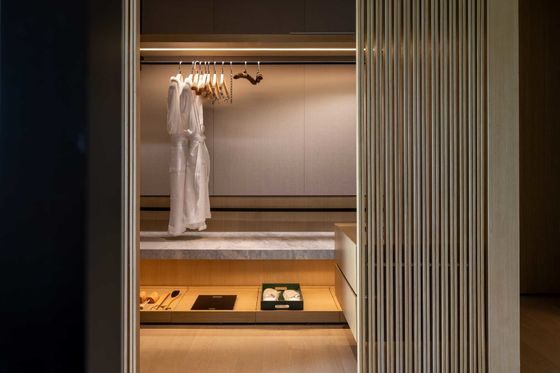 Set di mobili per appartamenti in stile resort resistente all'usura Divano e sedie personalizzati