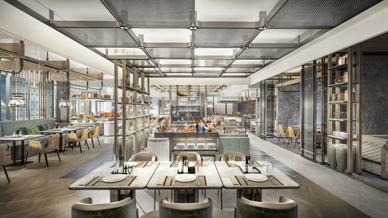 Grandi mobili per la sala da pranzo dell'hotel con estetica moderna Altezza del tavolo 30 pollici