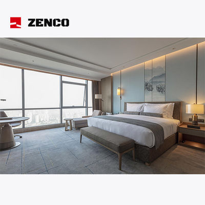 Set di mobili per camere da letto di hotel in legno massello di cenere, dimensioni personalizzabili
