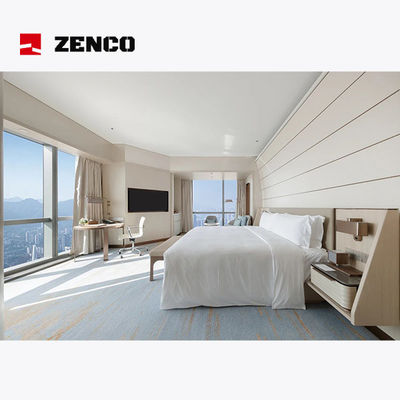 Set originale di mobili da camera da letto in legno minimalista per hotel, dimensione 3000*600*1100mm