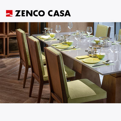 Tavola da pranzo quadrata e sedie per hotel, ristoranti e usi domestici