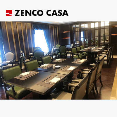 Alberghi, ristoranti Arredamento Vintage Elementi in legno massello Tavola da pranzo e sedie