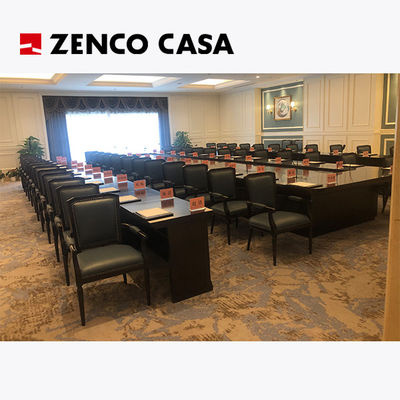 Arredamento della sala riunioni dell' hotel Set nero Tavola e sedie di conferenza Mix and Match