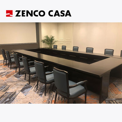 Arredamento della sala riunioni dell' hotel Set nero Tavola e sedie di conferenza Mix and Match