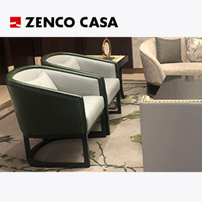 Moderno stile Hotel Lobby Arredamento per il tempo libero Set con divano Poltrona per il tempo libero Tavolo da caffè