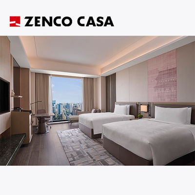 Set di mobili da camera da letto in stile moderno con due letti di dimensioni 1500*2000mm