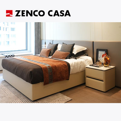 Appartamento di lusso leggero Set di mobili per camera da letto con comodo letto king size
