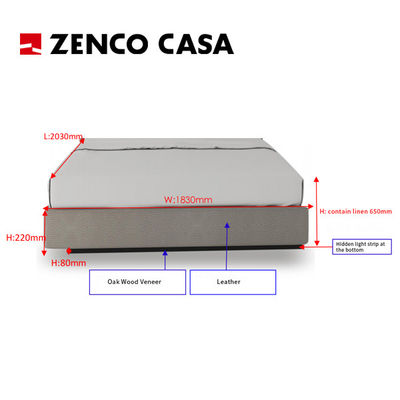 Arredamento per camera da letto per hotel Set personalizzati per uomini d'affari con box letto 1830*2030*300mm