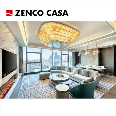 Set di mobili per suite di lusso di hotel a cinque stelle, con divano per più persone, ecc.